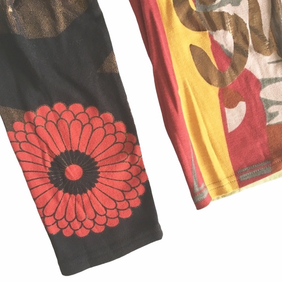 new Custo Barcelona ✪ Pix Sun Valley V Neck Tee ✪ Mixed Print Textures ✪ Unisex - Picture 7 of 14